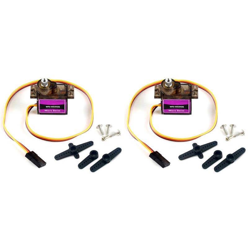 Rc Helicopter Servo - Servo B78B-2X MG90S com engrenagem de