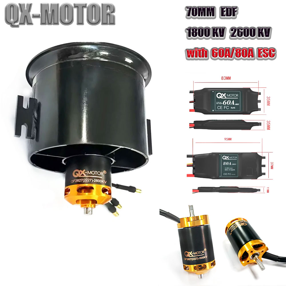 Rc Helicopter Blade - QX-MOTOR, ventilador de duto EDF de